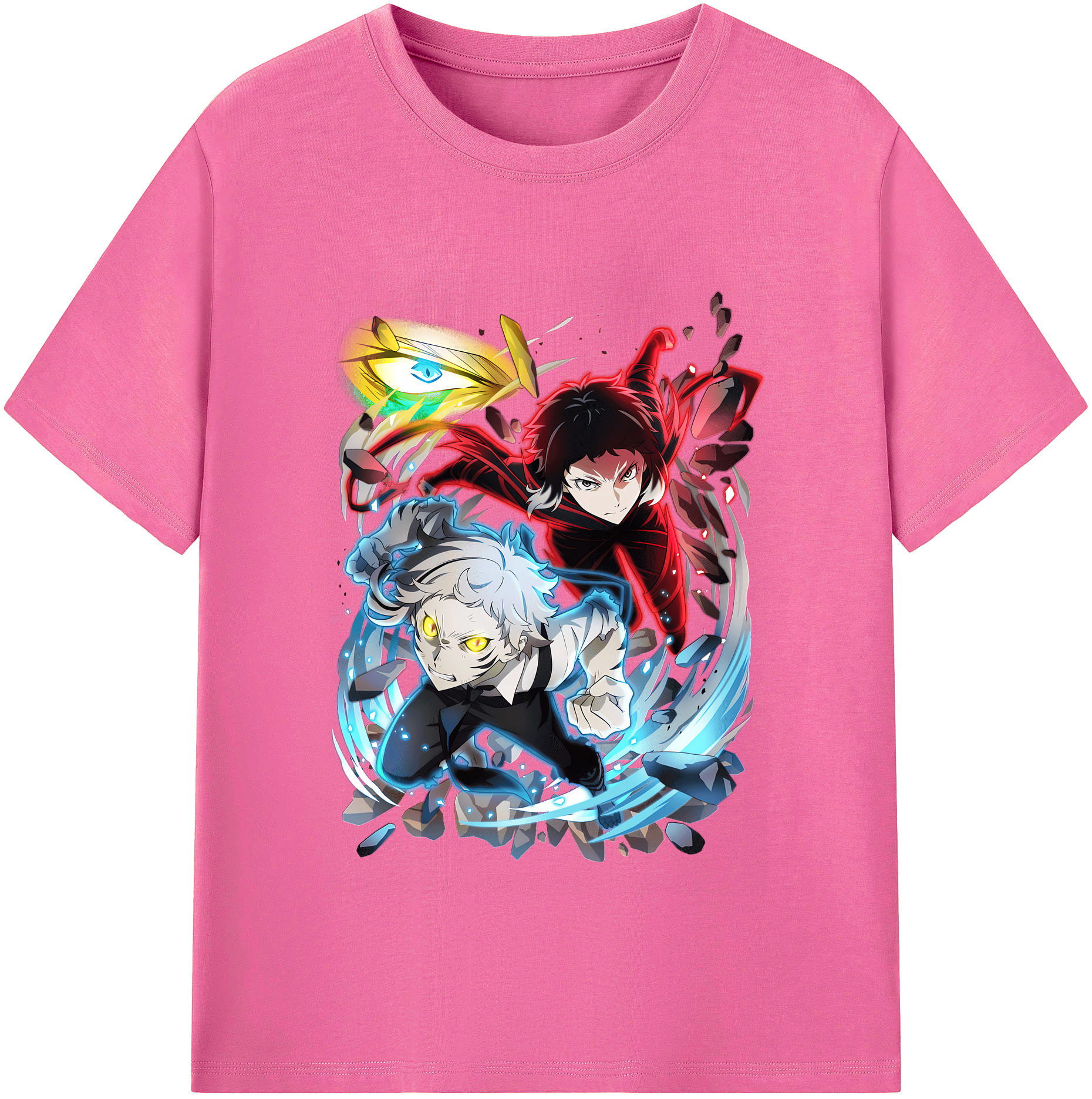 （画像用） 文豪ストレイドッグス Bungo Stray Dogs レディースカジュアルプリントTシャツ（綿100％）